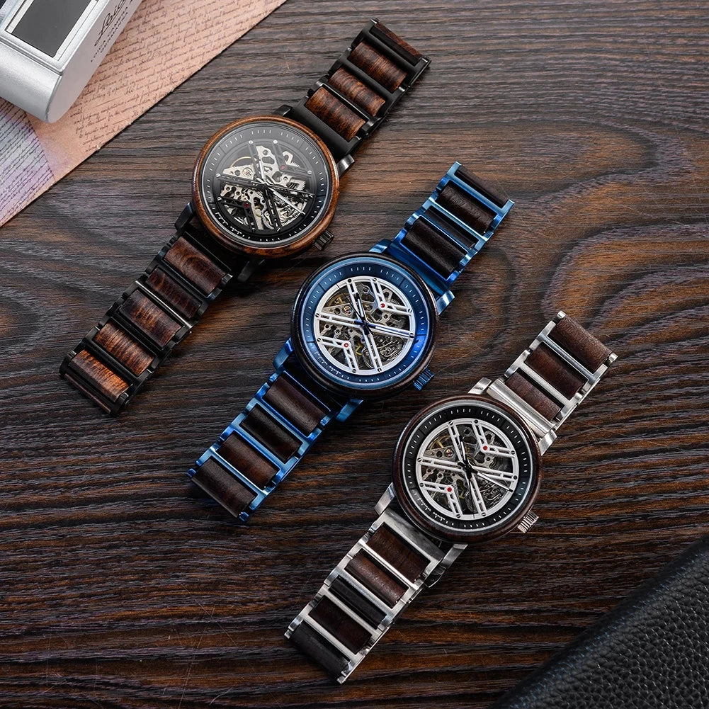 BUCK WATCHES X Series Men's Automatic Watches Original Luxury Self-wind Mechanical Watch