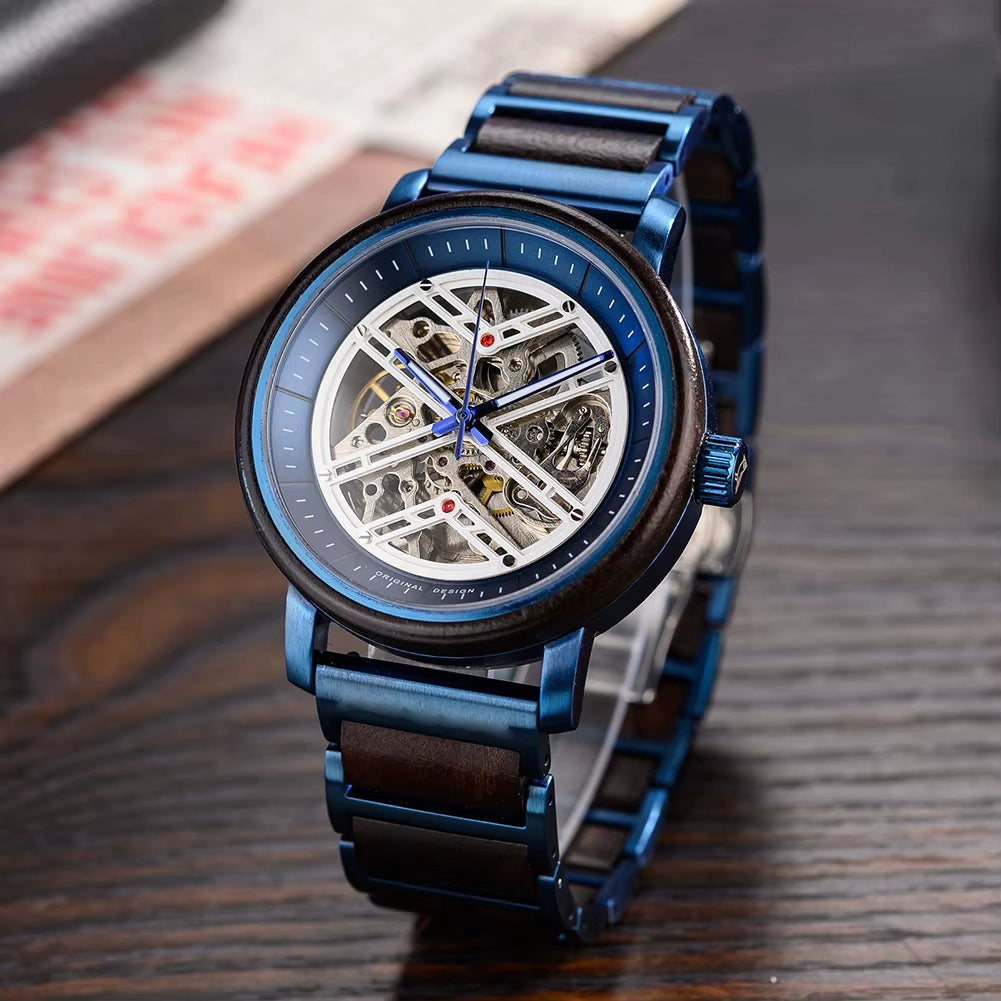 BUCK WATCHES X Series Men's Automatic Watches Original Luxury Self-wind Mechanical Watch