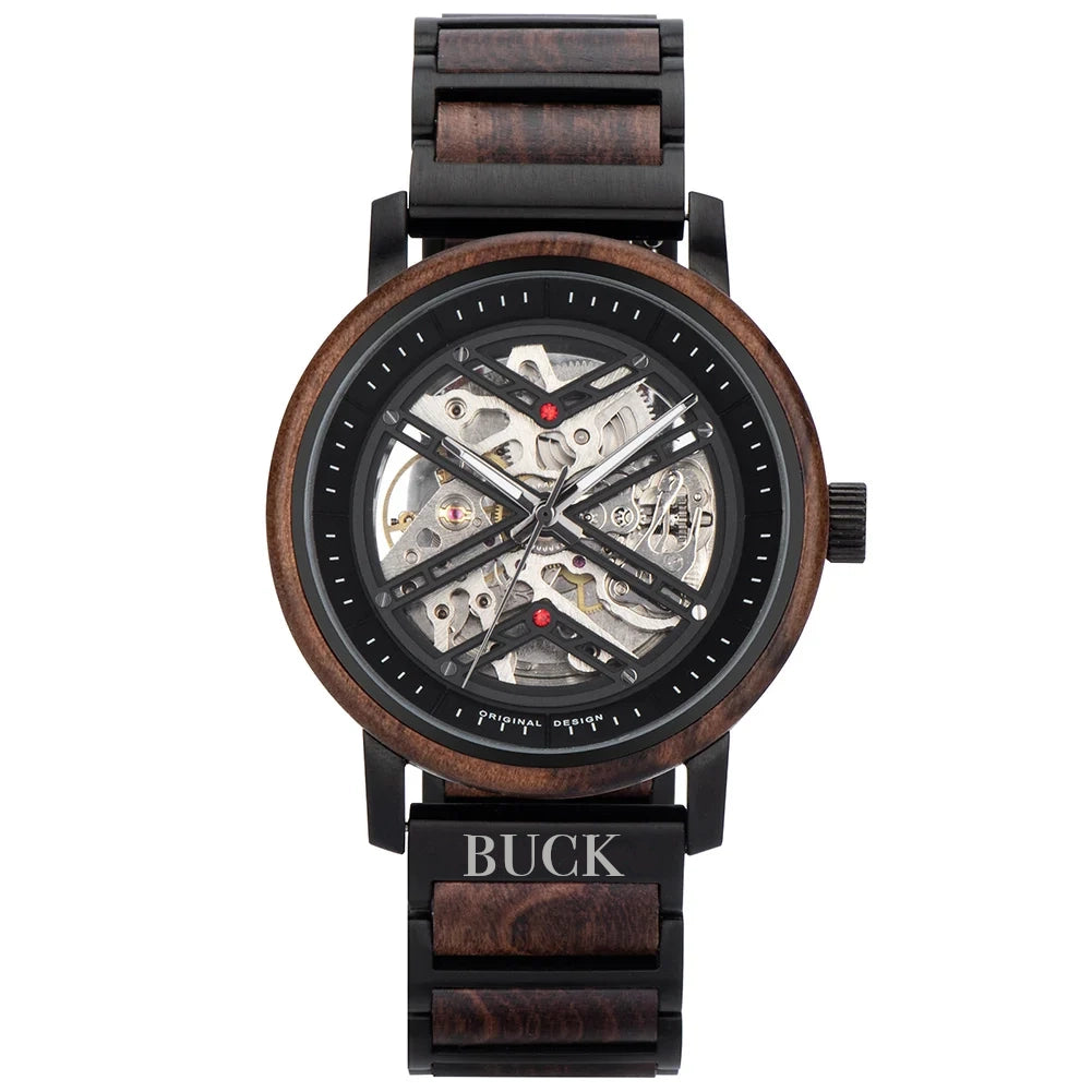 BUCK WATCHES X Series Men's Automatic Watches Original Luxury Self-wind Mechanical Watch