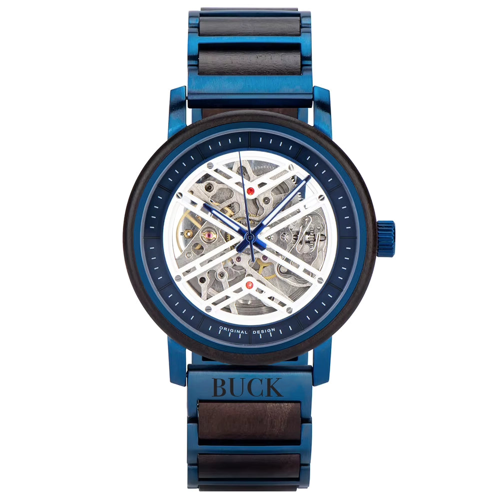 BUCK WATCHES X Series Men's Automatic Watches Original Luxury Self-wind Mechanical Watch