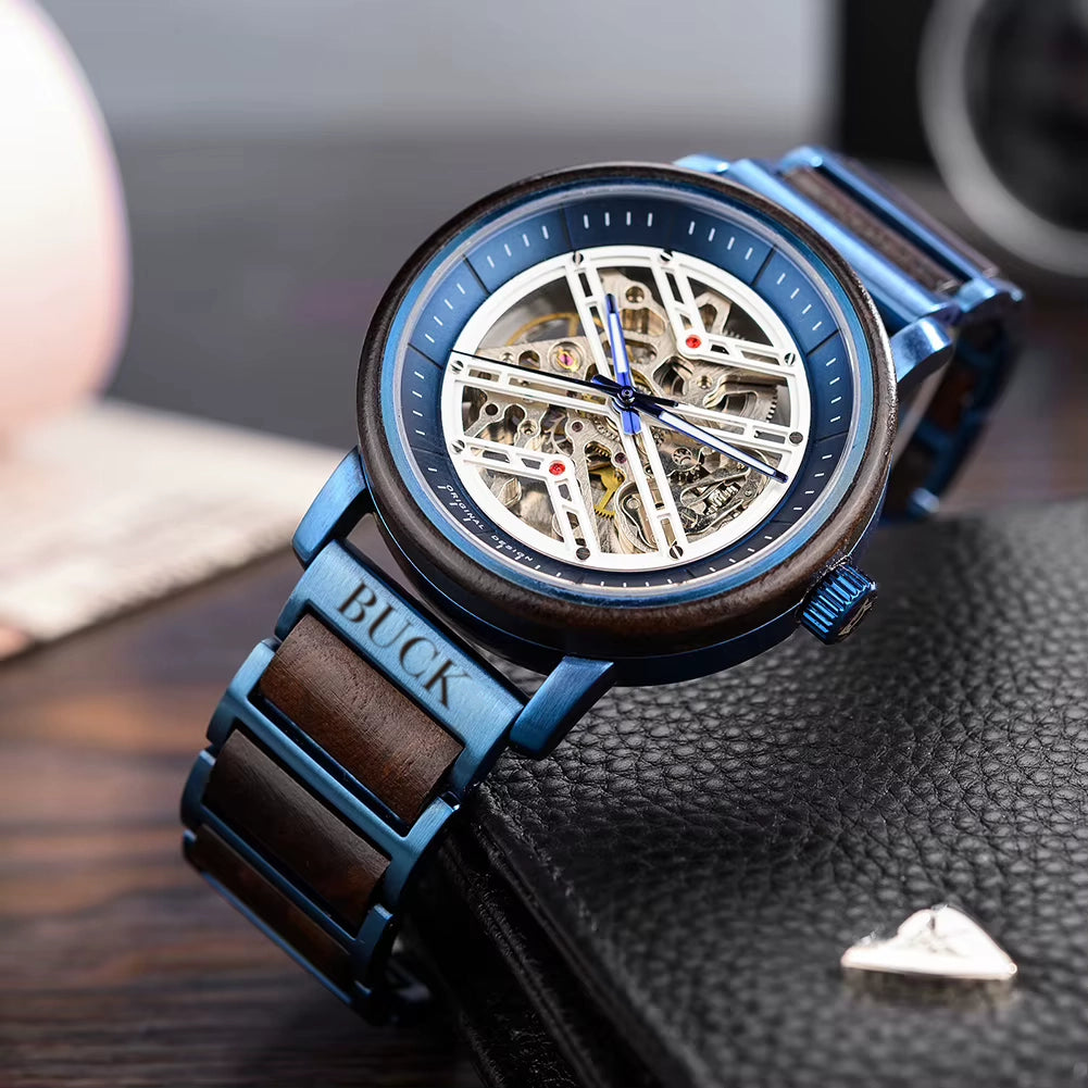 BUCK WATCHES X Series Men's Automatic Watches Original Luxury Self-wind Mechanical Watch