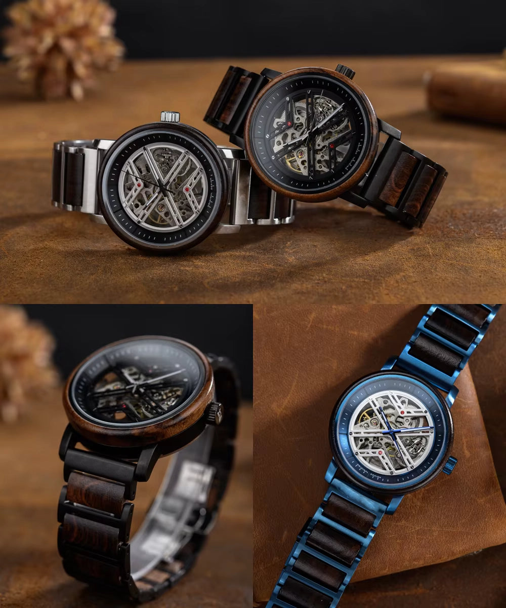 BUCK WATCHES X Series Men's Automatic Watches Original Luxury Self-wind Mechanical Watch