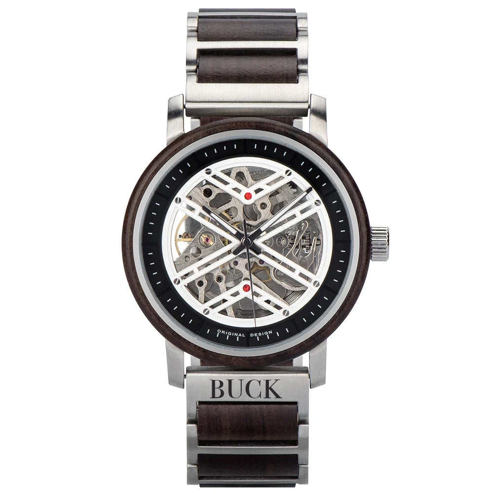 BUCK WATCHES X Series Men's Automatic Watches Original Luxury Self-wind Mechanical Watch